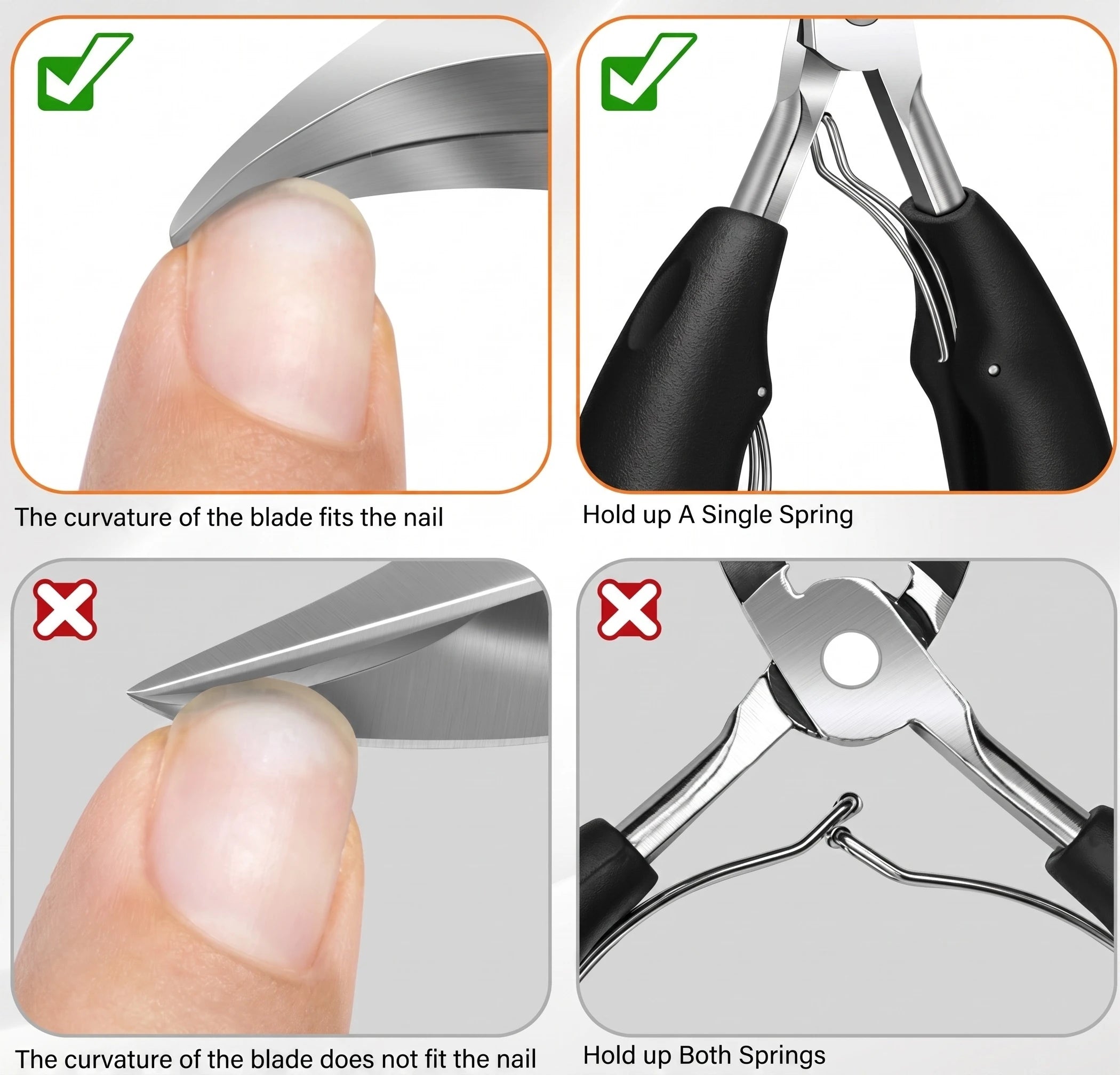 the single-spring German mechanism delivers smooth, controlled leverage versus bulky dual-spring clippers that slip, snag, and tire the hand. Premium German stainless steel construction built for thousands of clean, splinter-free cuts.
